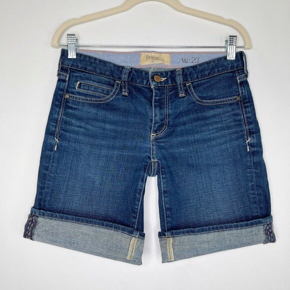 Anthropologie Holding Horses Denim Jean Shorts Womens Size 27 Midi Bermuda - Picture 2 of 11